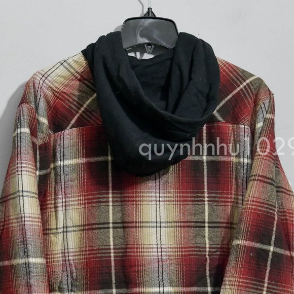 NWT Legendary Outfitters men shirt jacket in red - Picture 7 of 7